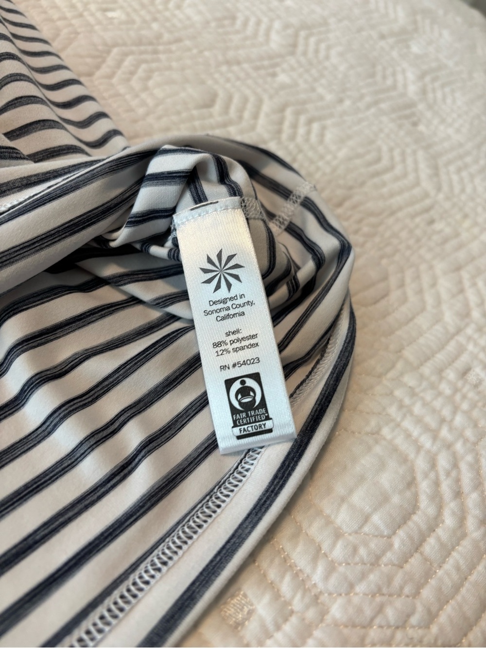 Athleta (Set of 2) Chi High-Neck Stripe Tanks - Picture 5 of 9